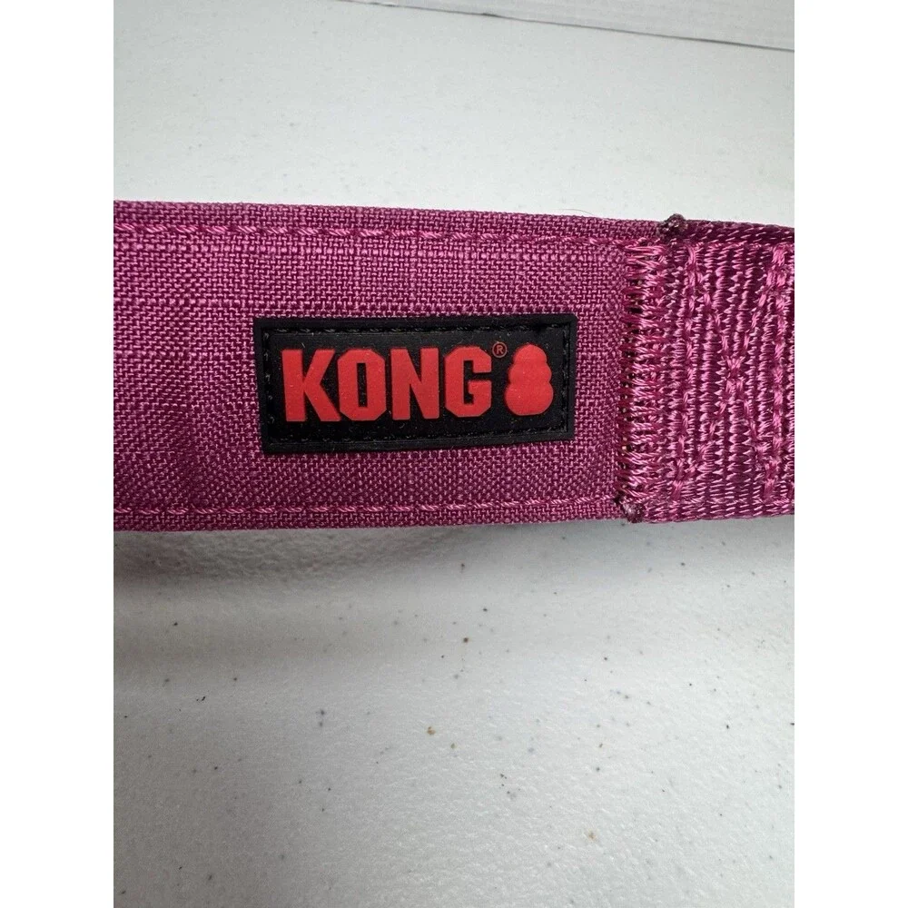 KONG Large Pink Dog Collar Ultra Durable Padded Handle Adjustable Control